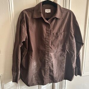 Mate the Label Brown Button Down